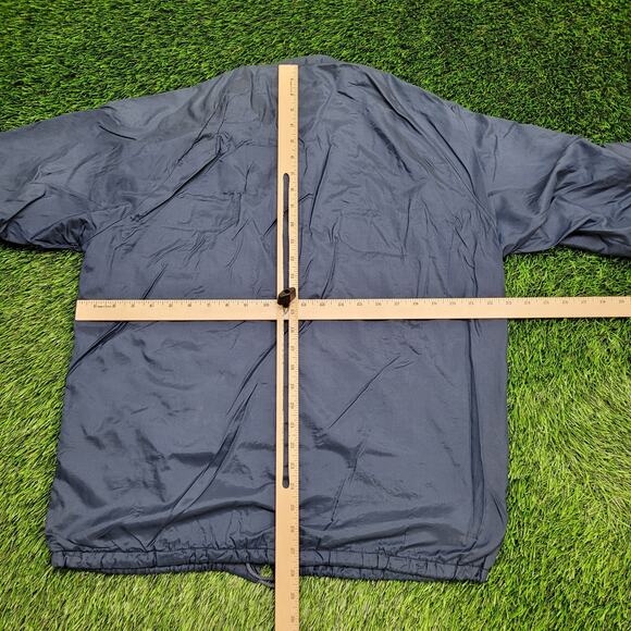 Vintage 80s Champion Coach Jacket Large 23x28 Baggy Wisconsin - Picture 3 of 13